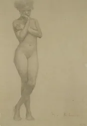 Staande Vrouwelijke Naakt